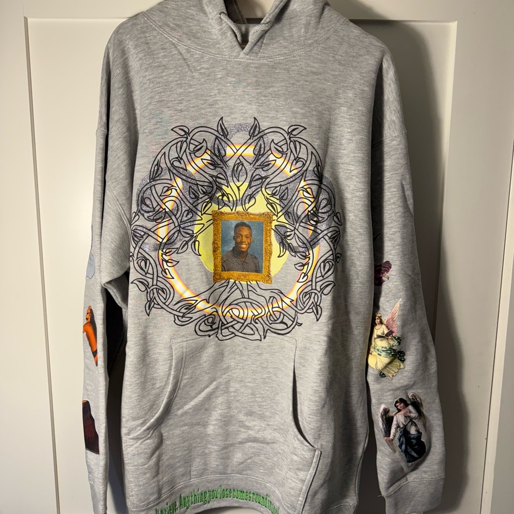Advisory Board Crystals x Juice Wrld Gray Hoodie